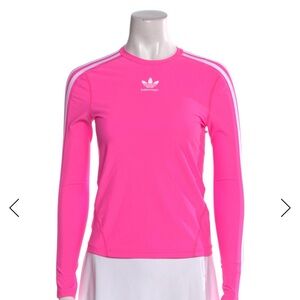 Balenciaga x Adidas Pink Long Sleeve Top